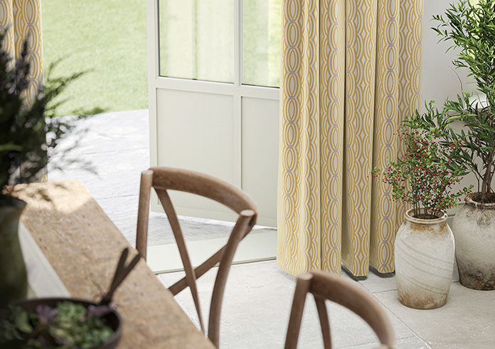 Opulent Scallop, Toffee - Made To Measure Curtains - Image 5